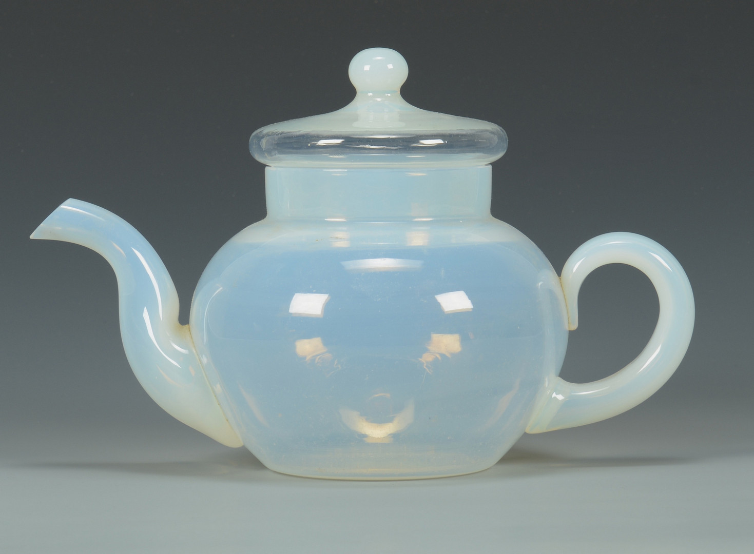Lot 479: Fry Foval Opaline Glass Tea Set