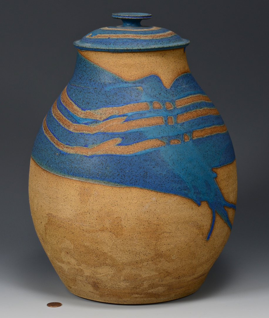 Lot 495: Charles Counts Art Pottery Jar