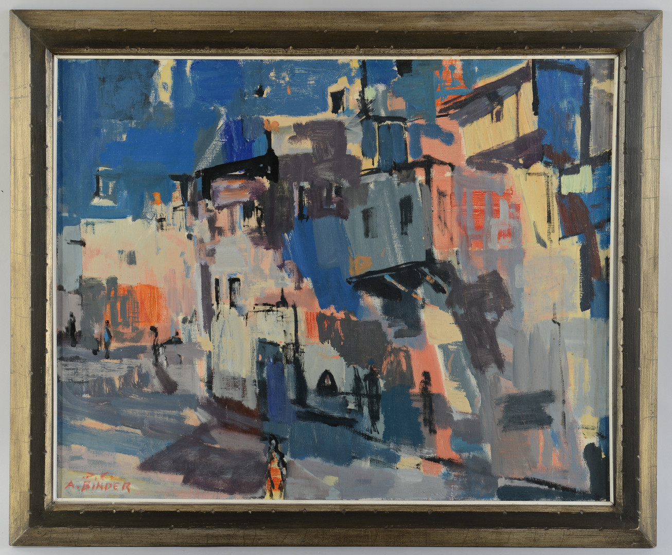 Lot 502: A. Binder oil on canvas