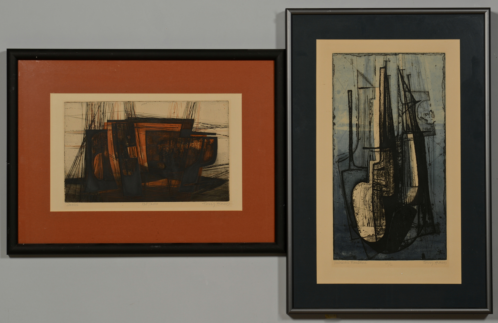 Lot 511: Terry Haas Colored Etchings