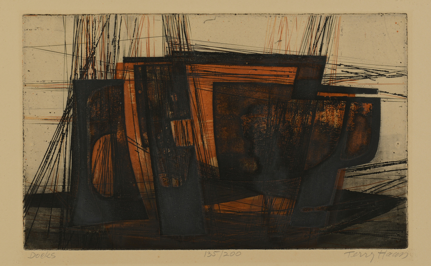Lot 511: Terry Haas Colored Etchings