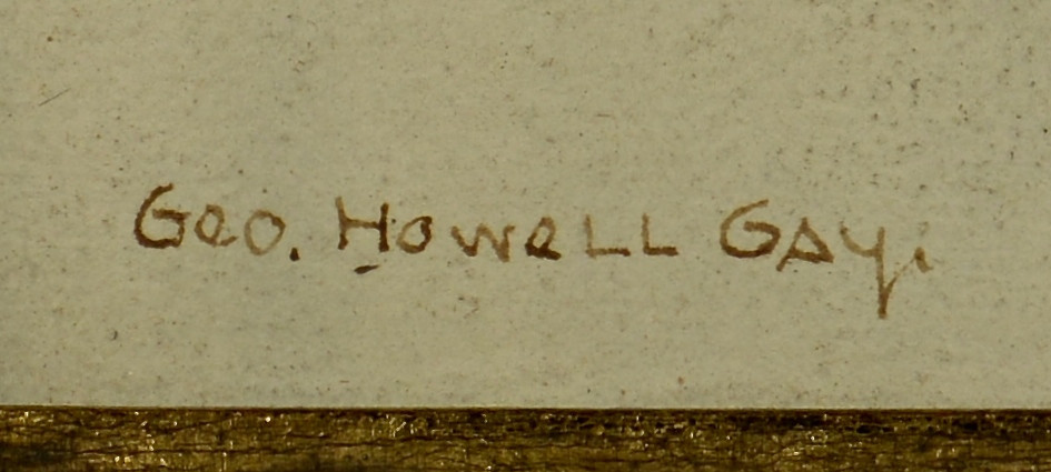 Lot 537: George Howell Gay Landscape Gouache
