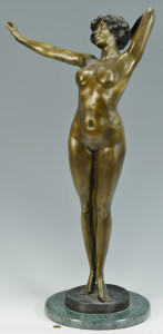 Lot 550: Nude Bronze, after Paul Philippe