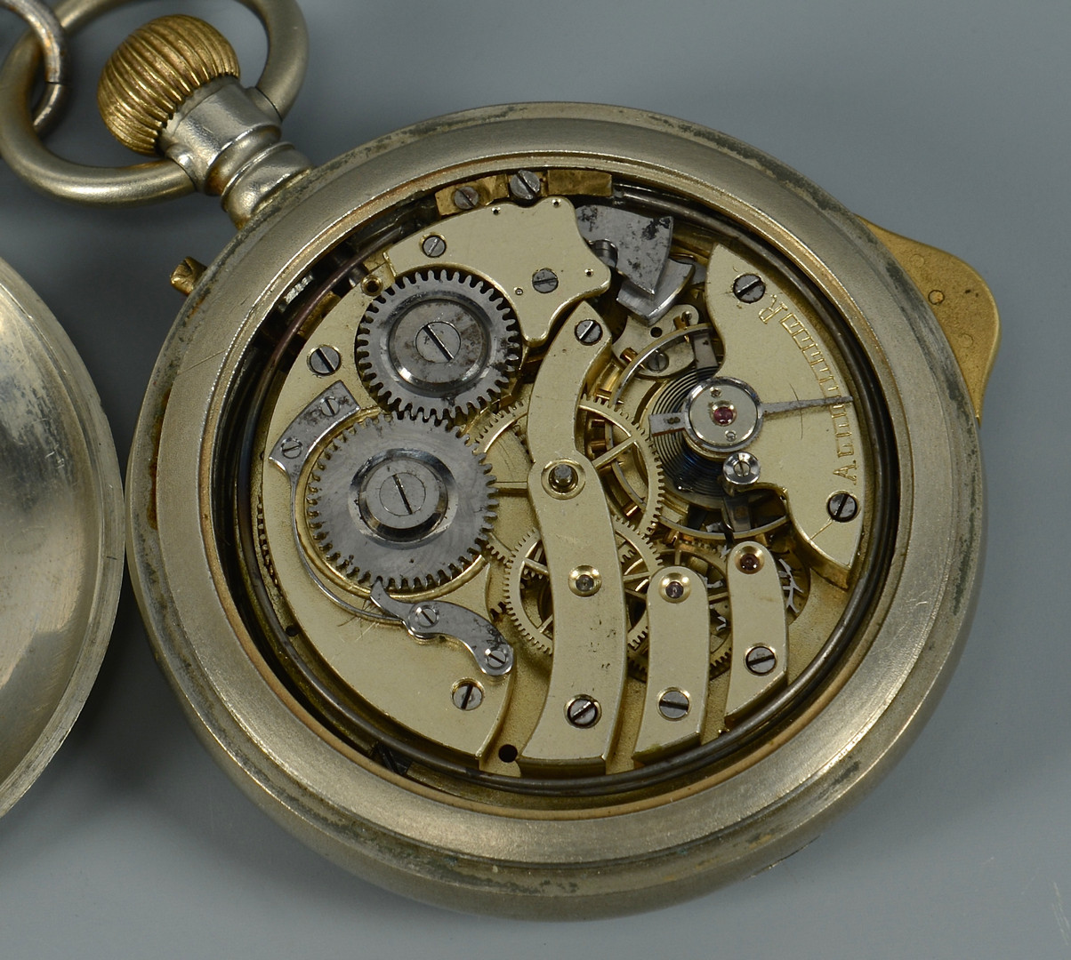 Lot 589: Men's Omega Qtr. Hour Repeating Pocket Watch