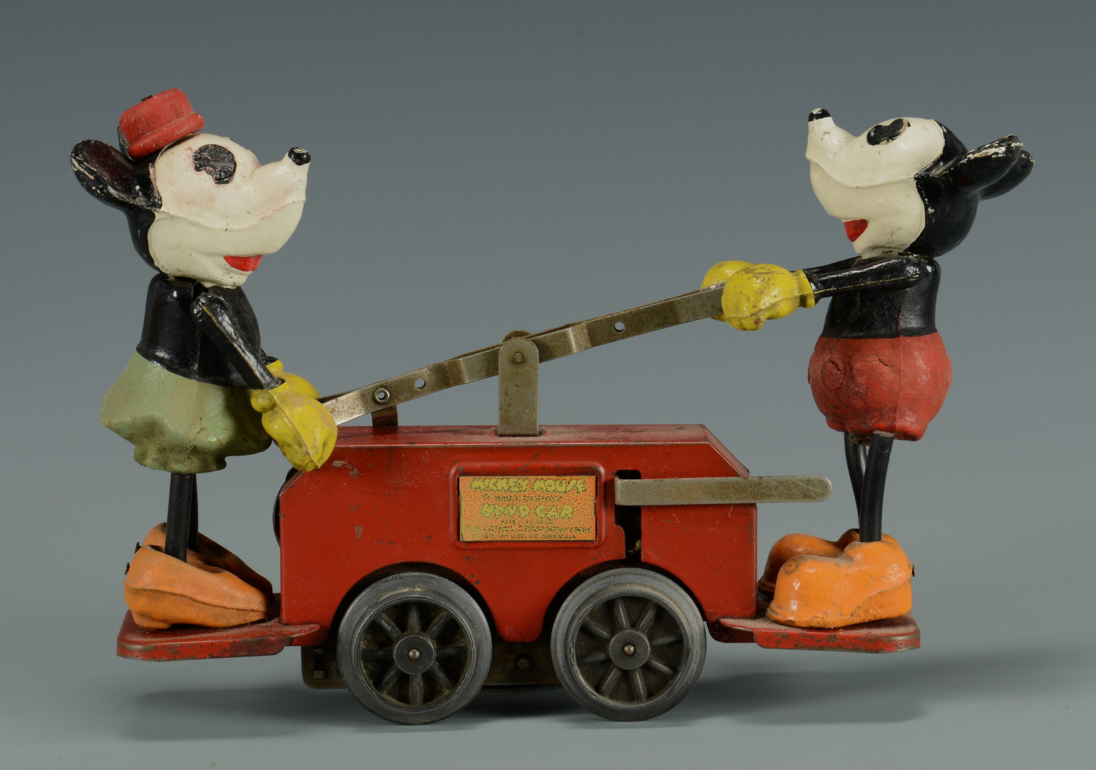 Lot 642: Vintage toys w/ Mickey Mouse