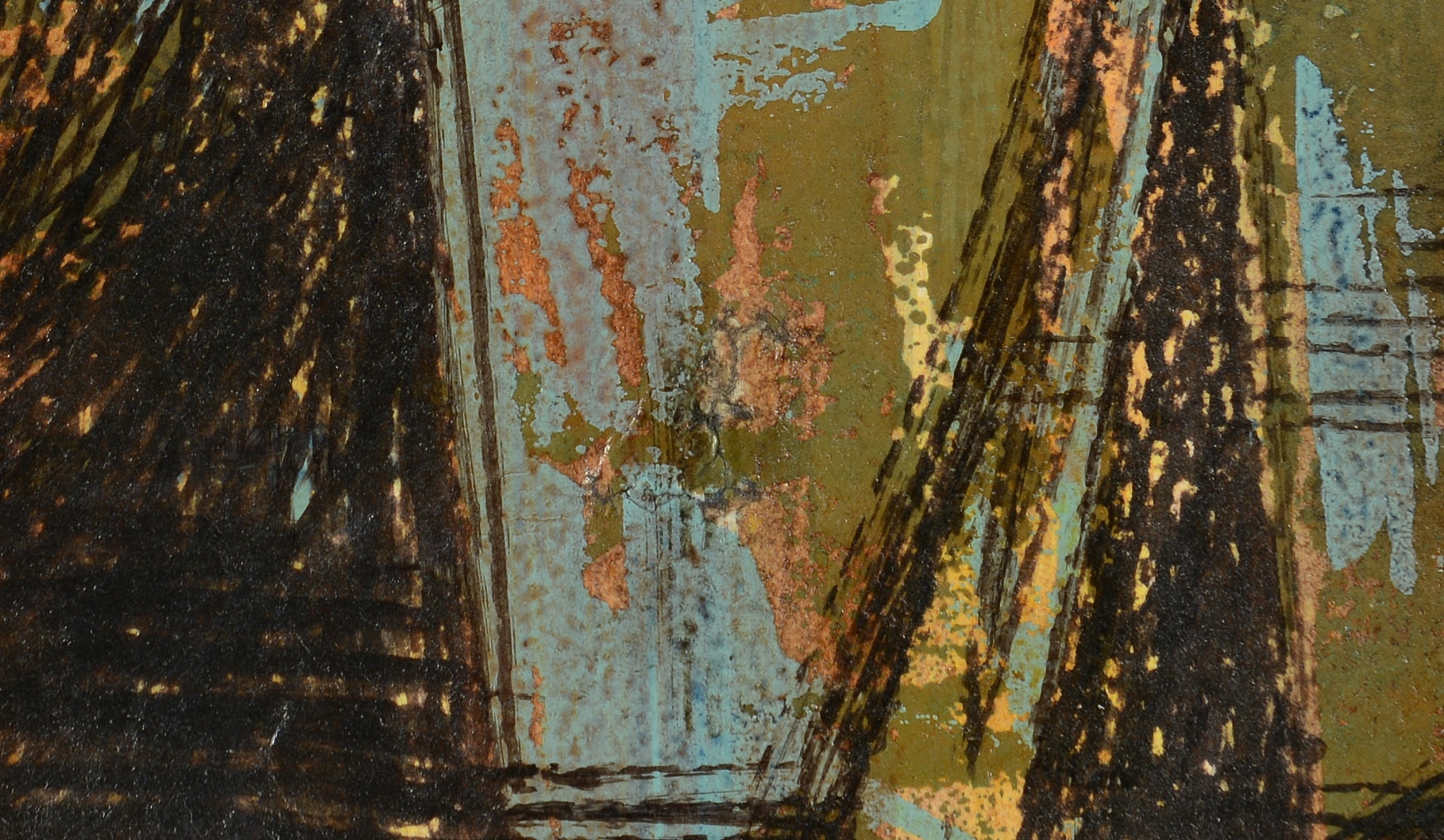 Lot 651: Hubert Shuptrine Abstract Oil