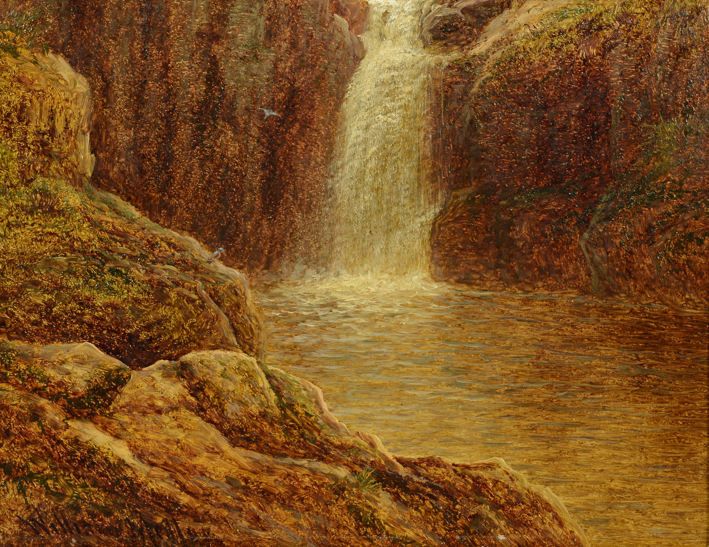 Lot 69: William Mellor landscape, Pecca Falls