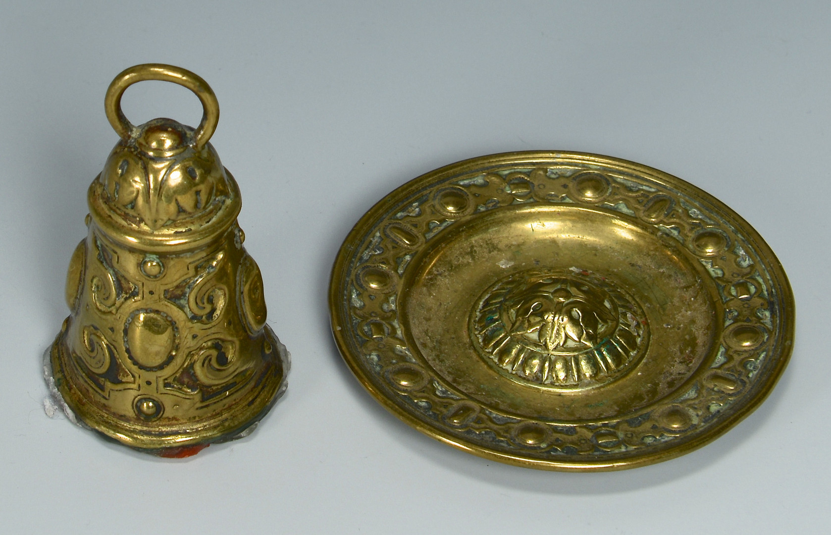 Lot 735: Asian and Mideast Metalware Items