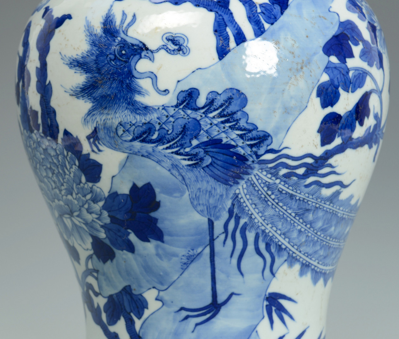 Lot 746: 2 Chinese Blue/White Porcelain Vases