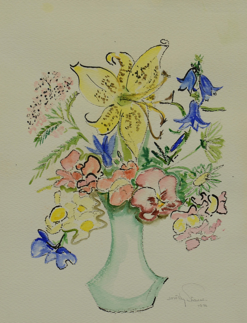 Lot 751: 4 Dorothy Strauser watercolors