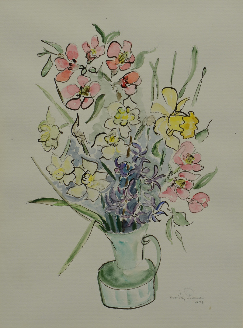 Lot 751: 4 Dorothy Strauser watercolors