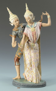 Lot 762: Lladro Balinese Dancing Figural