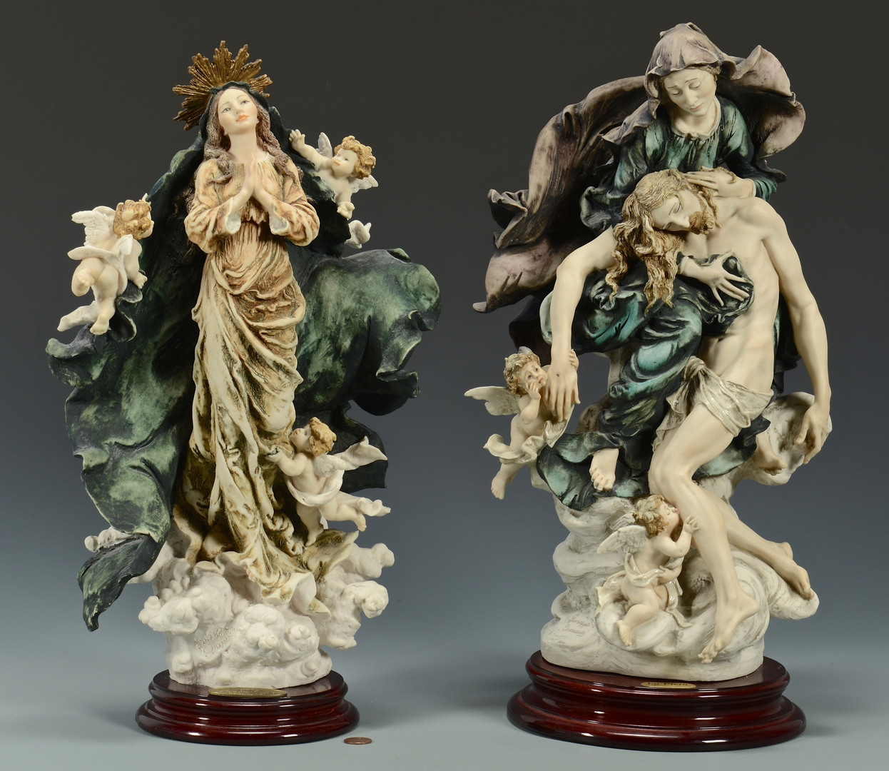 Lot 764: 2 Armani Limited Edition Religious Sculptures