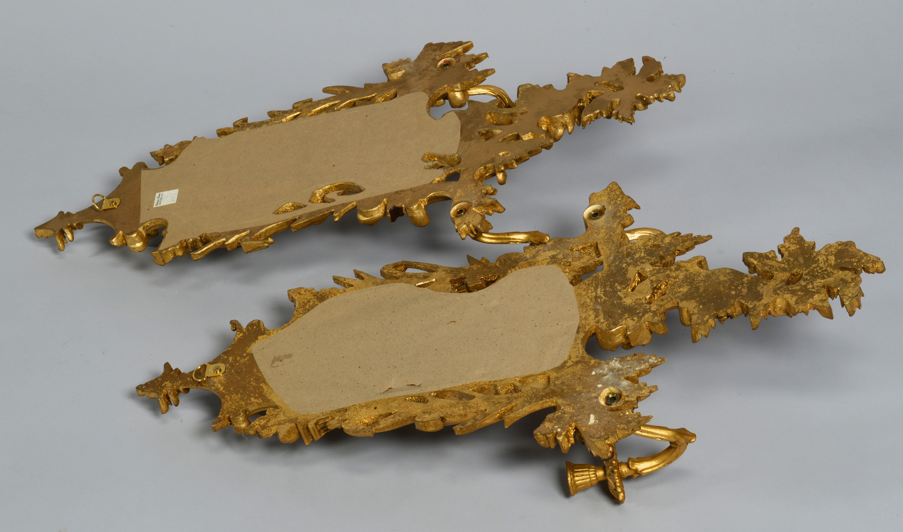 Lot 772: Chinoiserie Mirror & Sconces