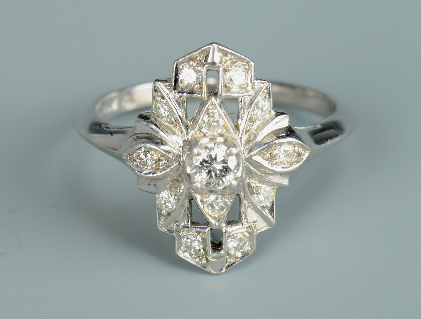Lot 801: Two Art Deco style Rings