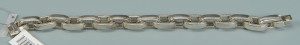 Lot 814: Yurman Sterling Men's Oval Link Bracelet