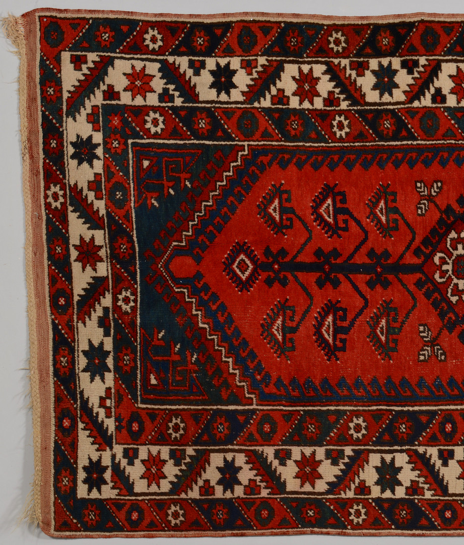 Lot 833: Semi-antique Caucasian Rug