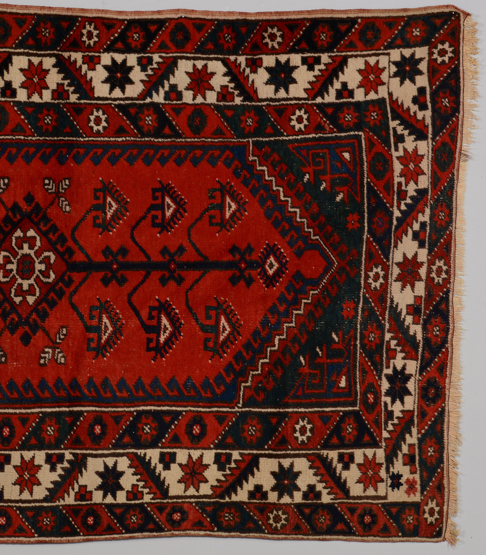 Lot 833: Semi-antique Caucasian Rug