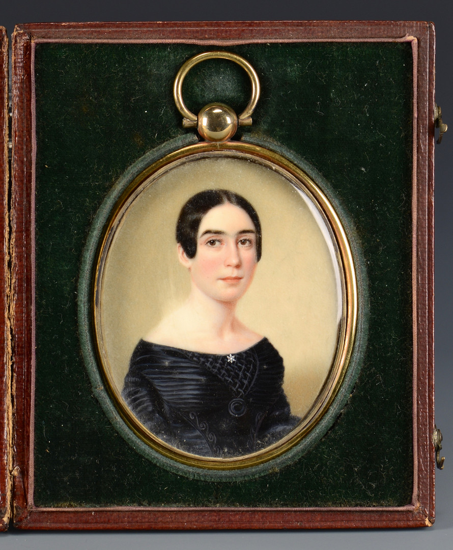 Lot 92: John Wood Dodge miniature, Mrs. Baker