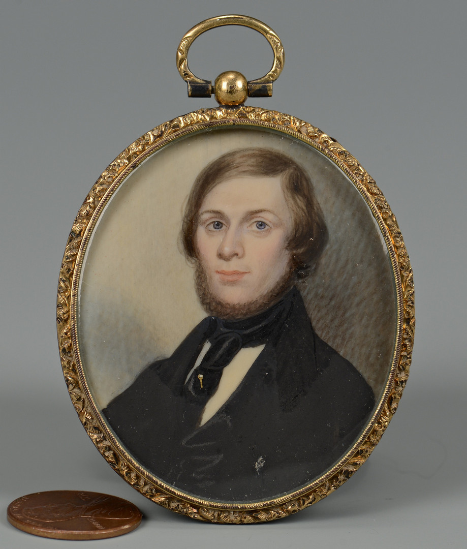 Lot 93: Southern Miniature Portrait of a Gentleman
