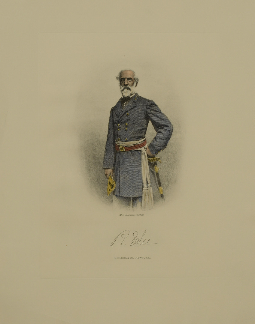 Lot 97: Gen. Robert E. Lee Engraved Portrait