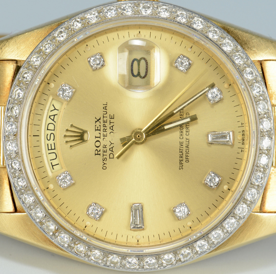 Lot 111: Men’s 18K Rolex Oyster Perpetual Wristwatch