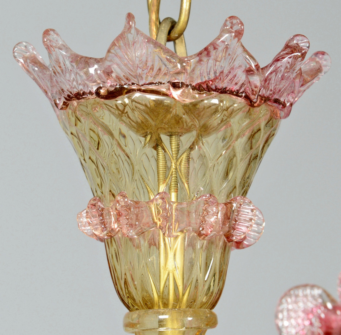 Lot 131: Venetian/Murano Glass Chandelier
