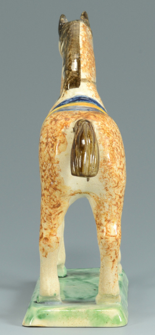 Lot 138: Early Pearlware Model of a Horse