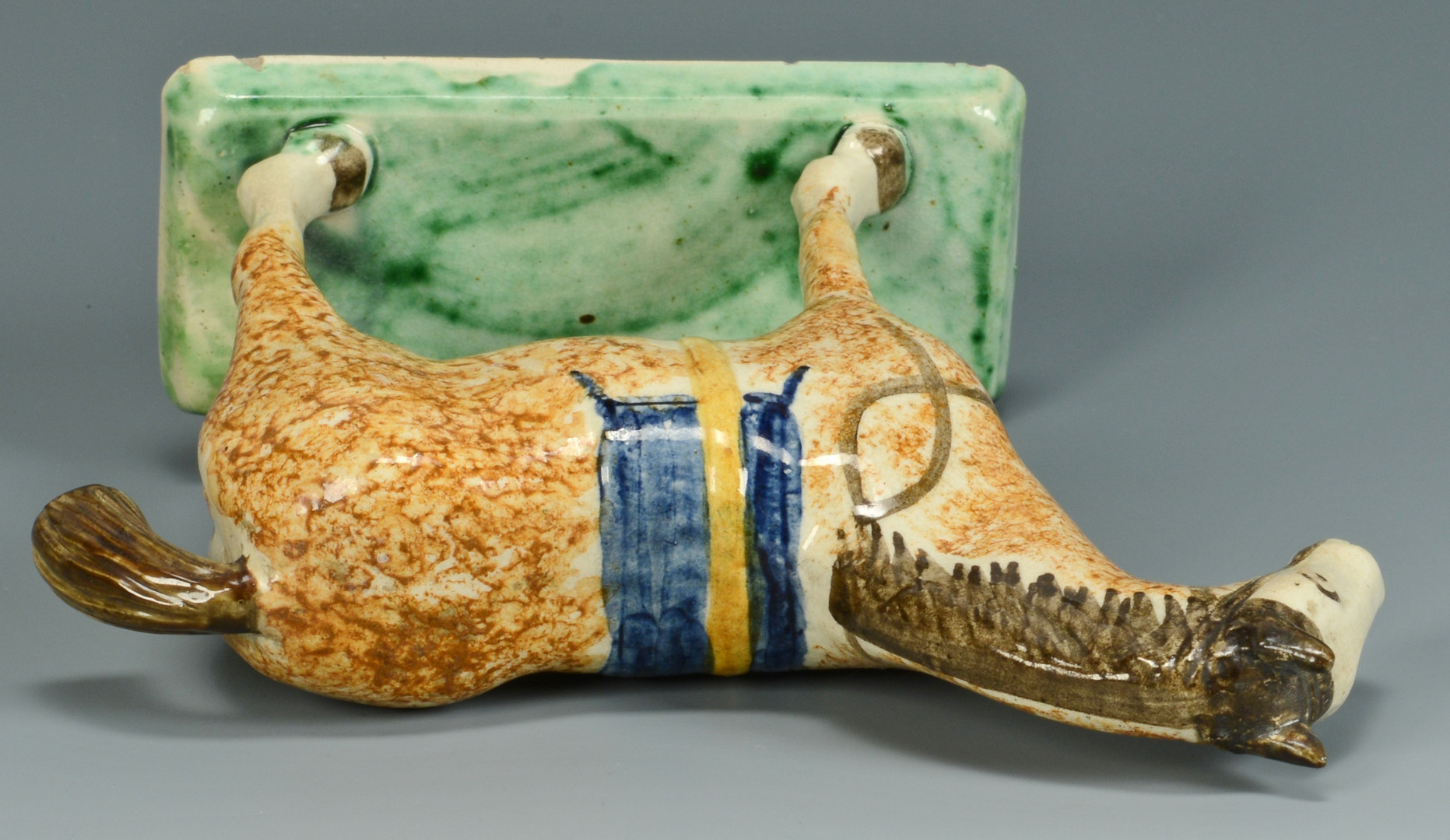 Lot 138: Early Pearlware Model of a Horse