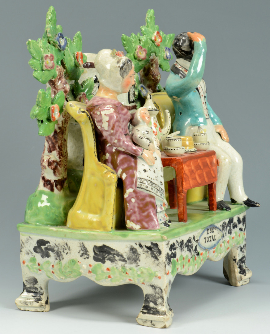 Lot 139: Staffordshire Figural Group: Tee Total