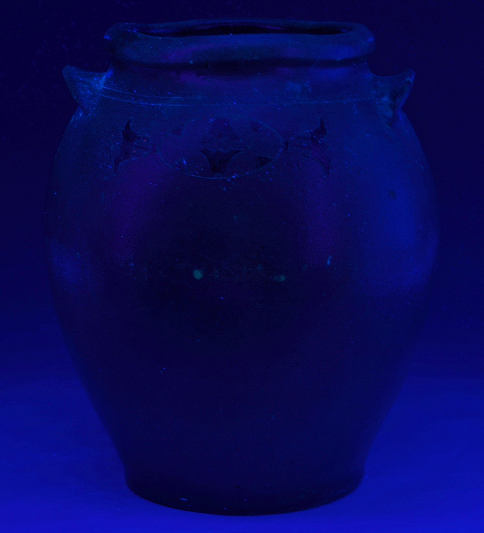 Lot 147: Staunton VA Cobalt Stoneware Jar