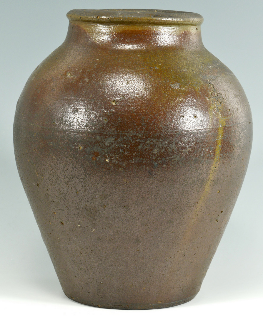 Lot 156: 1827 Dated Stoneware Jar, TN Attrib.