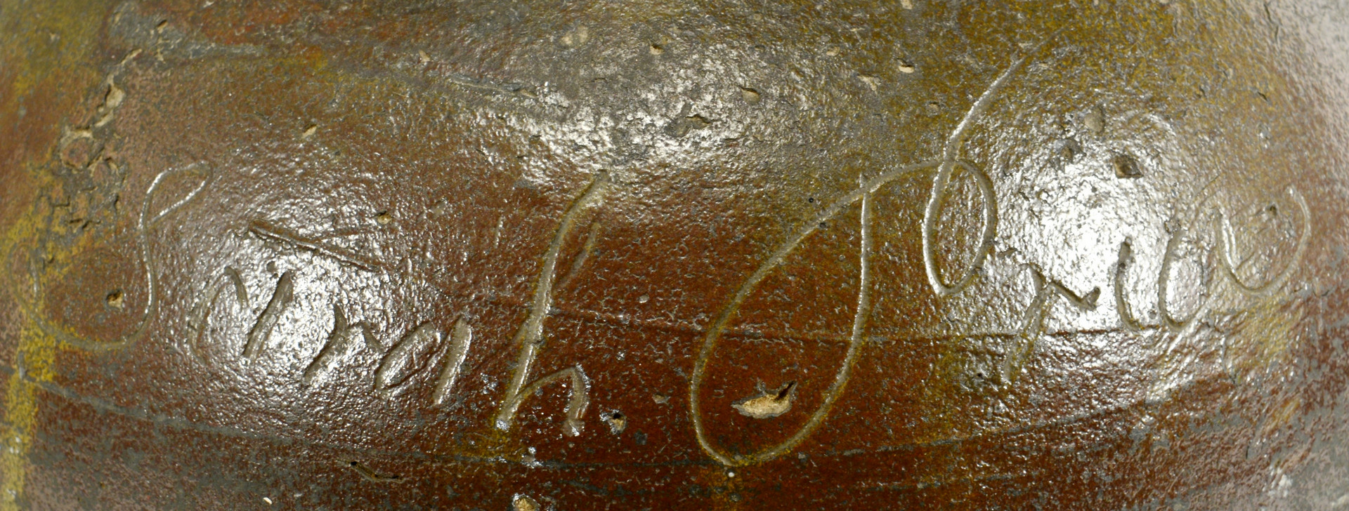 Lot 156: 1827 Dated Stoneware Jar, TN Attrib.