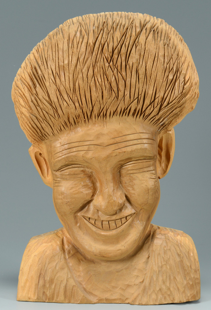 Lot 160: 3 Clarence Stringfield Carvings