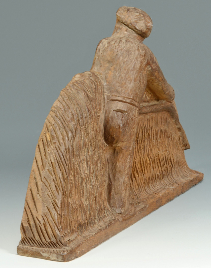 Lot 161: Clarence Stringfield "Reaper" Carving