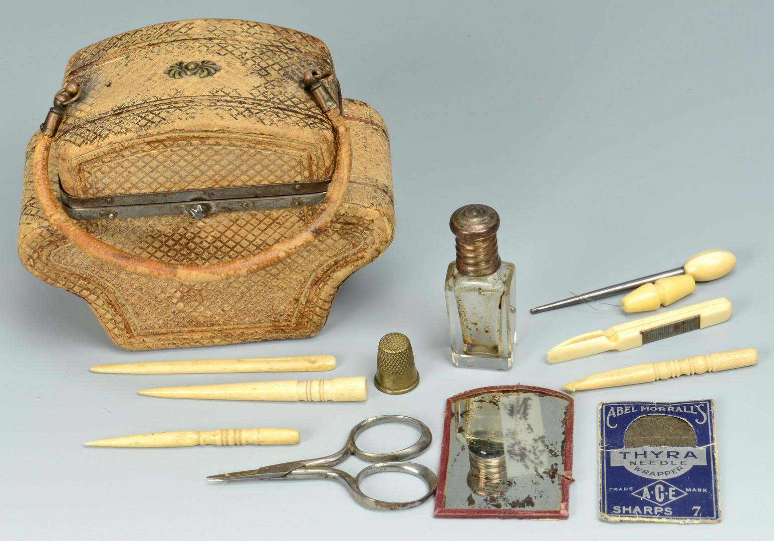 Lot 163: 3 Sewing Necessaires