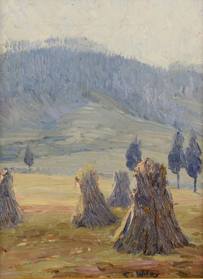 Lot 181: Catherine Wiley, O/C Mountain Landscape
