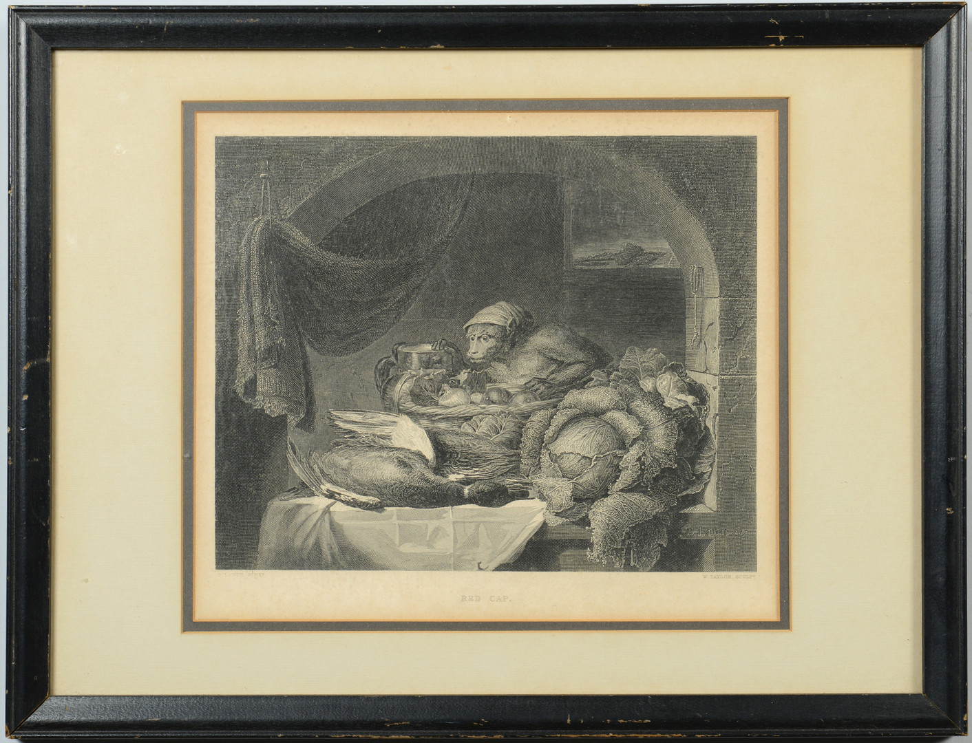 Lot 194: Thomas Waterman Wood, Still Life with Monkey (afte