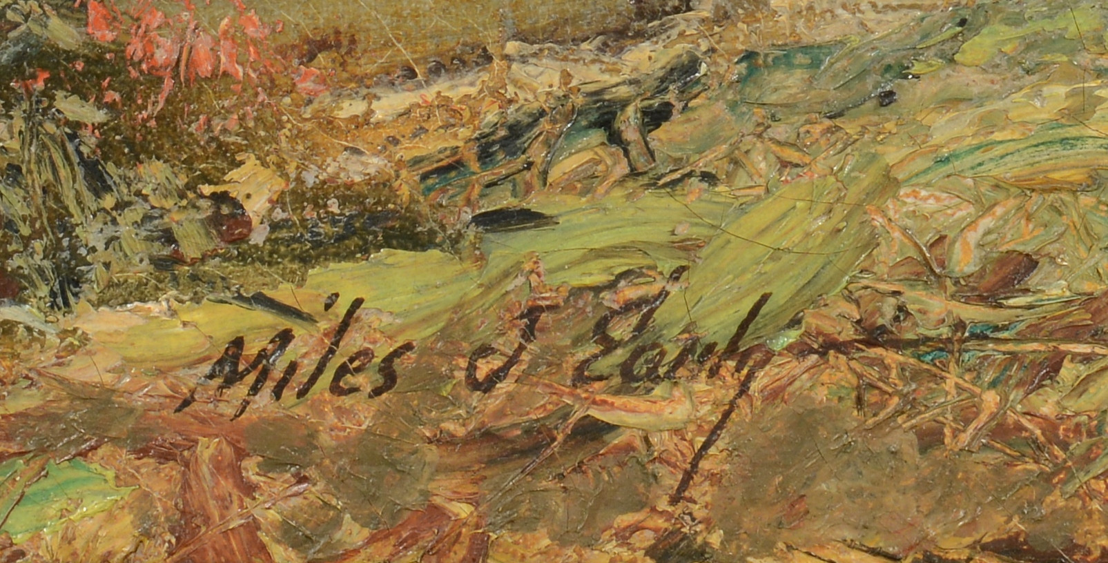 Lot 198: Miles Early Oil on Canvas Landscape