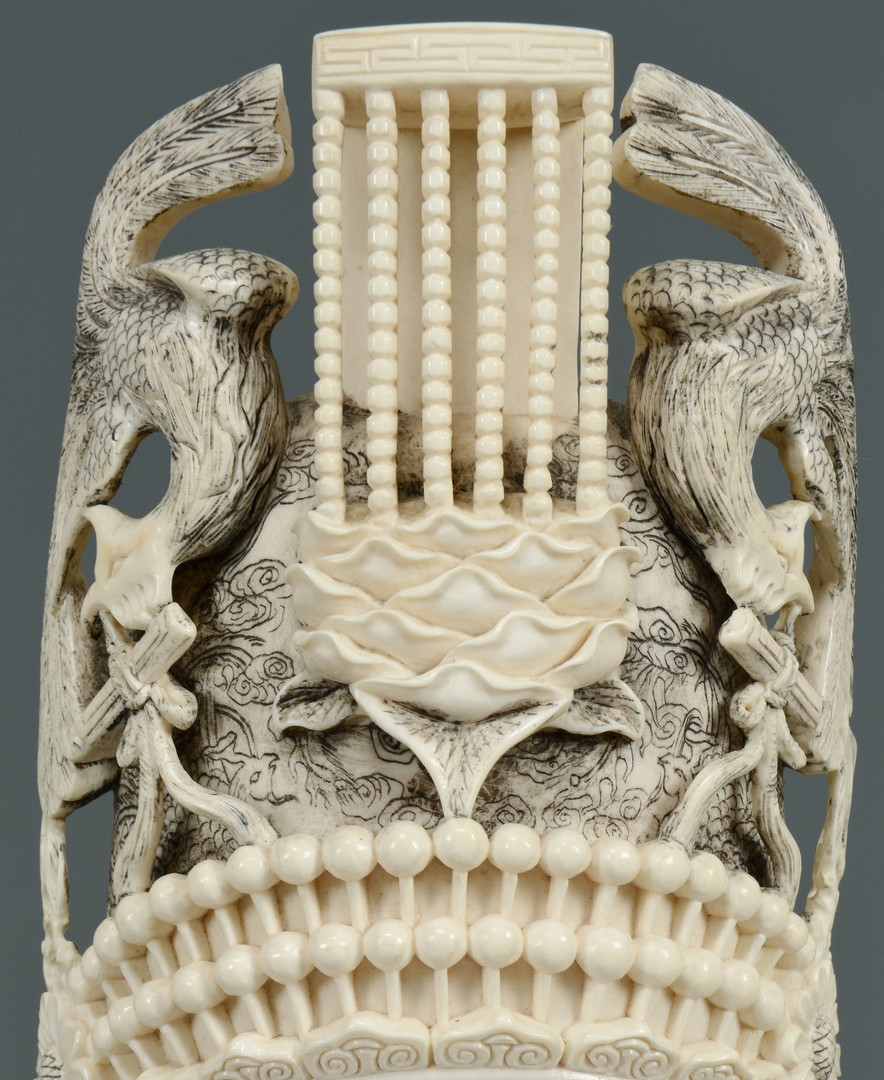 Lot 21: Chinese Carved Ivory Mask