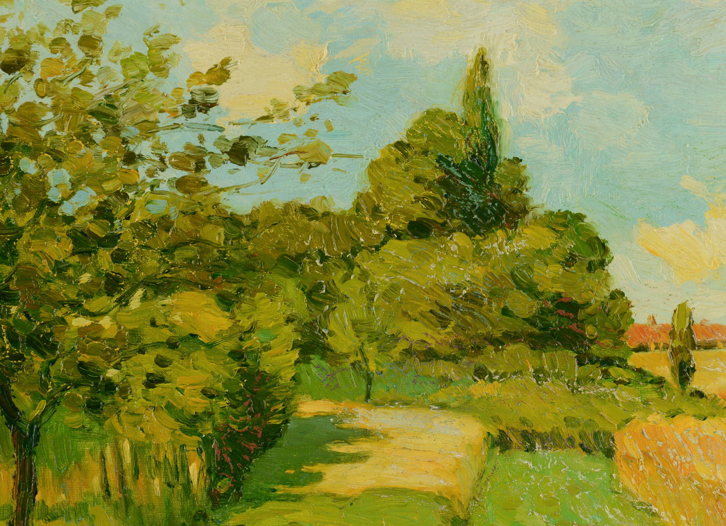 Lot 225: Malva oil on canvas landscape