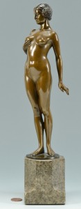 Lot 232: Eugene Wagner Bronze Nude