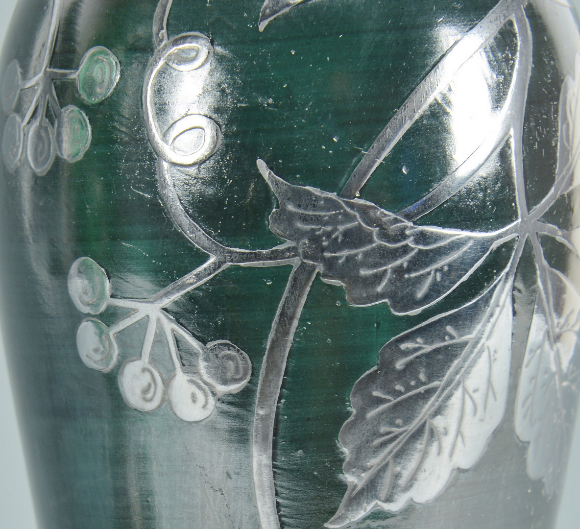 Lot 242: 2 Art Glass Vases w/ overlay