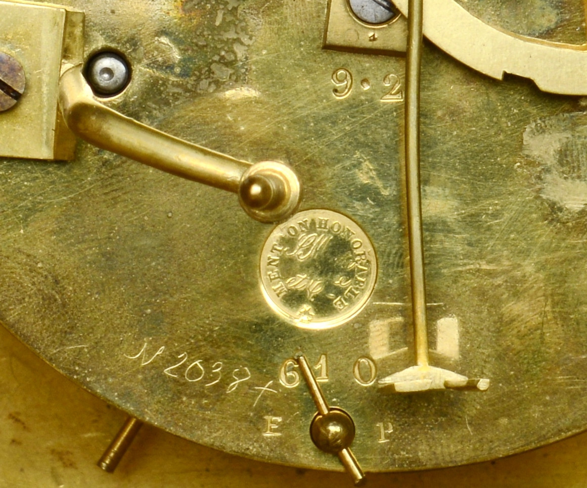Lot 245: Gilt Bronze French Clock, Marti
