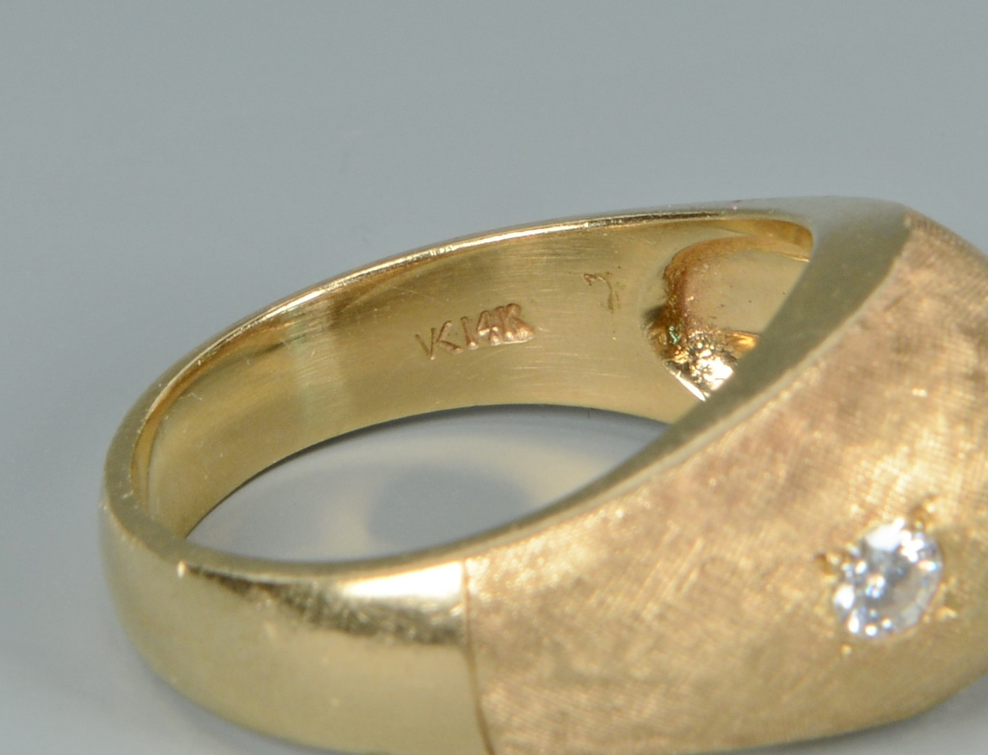 Lot 259: 14k Emerald and Diamond Ring