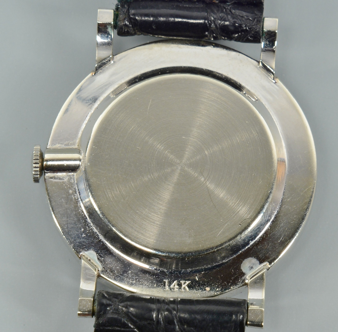Lot 270: Men's 14k Hamilton Diamond watch