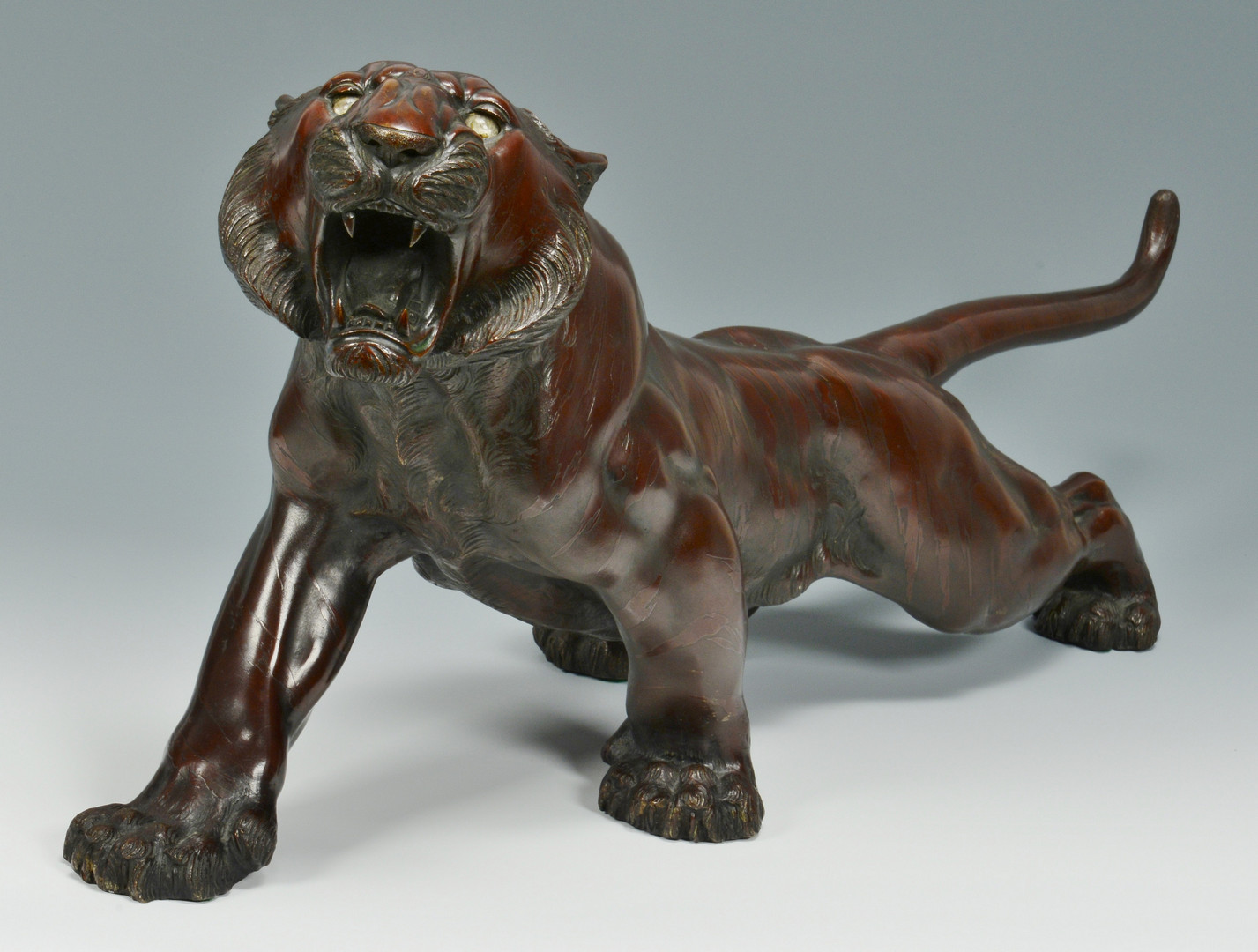 Lot 27: Japanese Bronze Tiger, Meiji