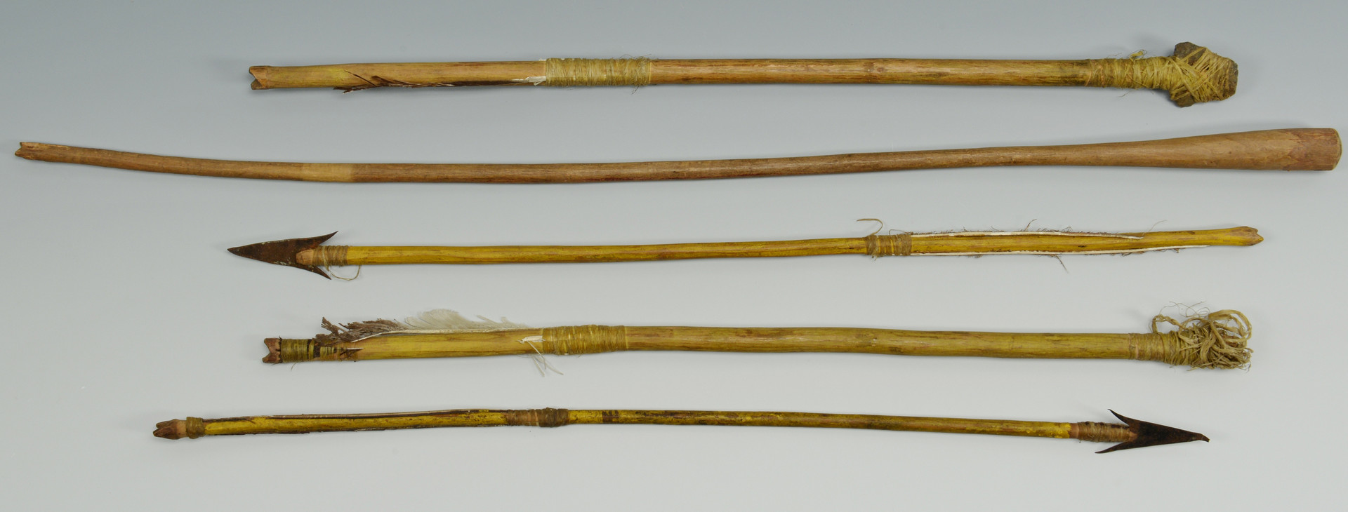 Lot 327: Plains Indian Quiver, Bows, Arrows