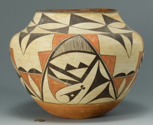 Lot 332: Native American Zia Olla Jar