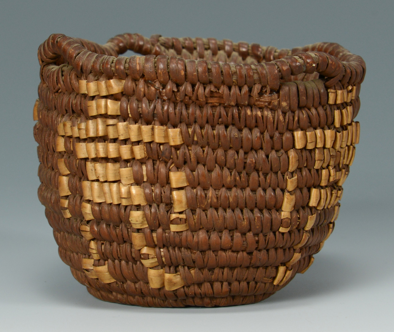 Lot 334: 2 Southwest Indian figural baskets